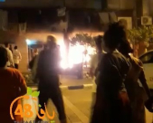  فيديو: حريق في مدخل بناية بمدينة يافا وطواقم الاطفائية تهرع للمكان 